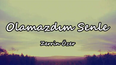 متن و ترجمه آهنگ Olamazdım Senle از Zerrin Özer