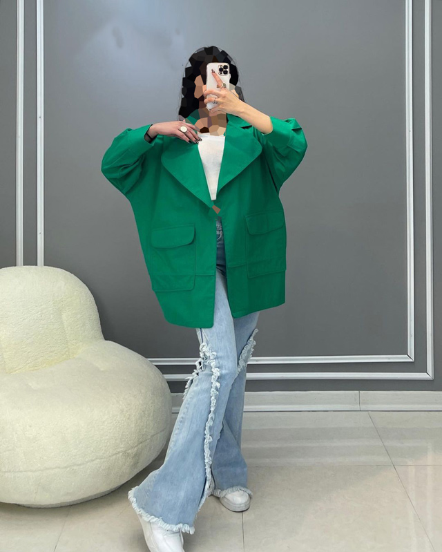 مدل مانتو کتی سبز کله غازی
