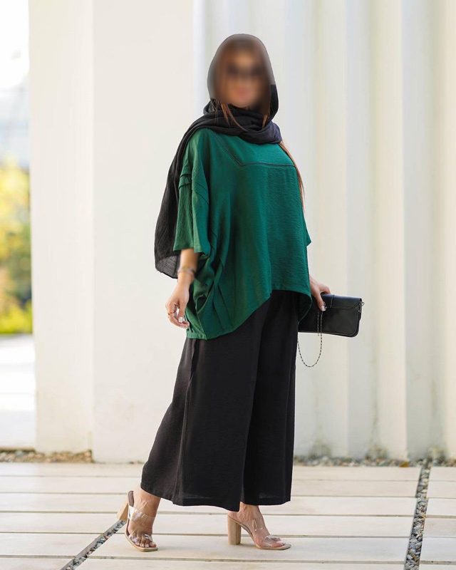 مدل لباس ابروبادی بلند زنانه
