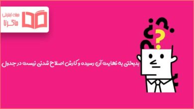 بدبختی به نهایت آن رسیده و کارش اصلاح شدنی نیست در جدول