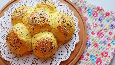 طرز تهیه نان شیرمال