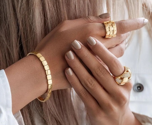 دستبند طلا جدید دخترانه