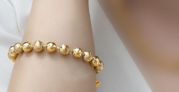 دستبند طلا زنانه توپی توپی