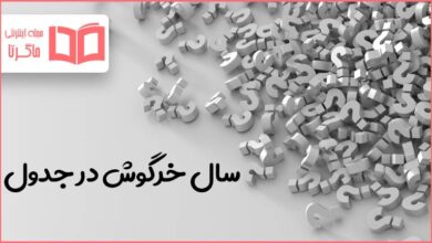 سال خرگوش در جدول