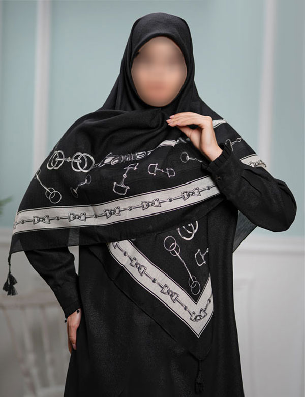 مدل روسری مشکی زنانه جدید برای محرم