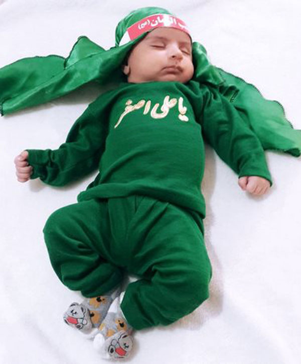 مدل لباس شیرخوارگان حسینی نوزاد