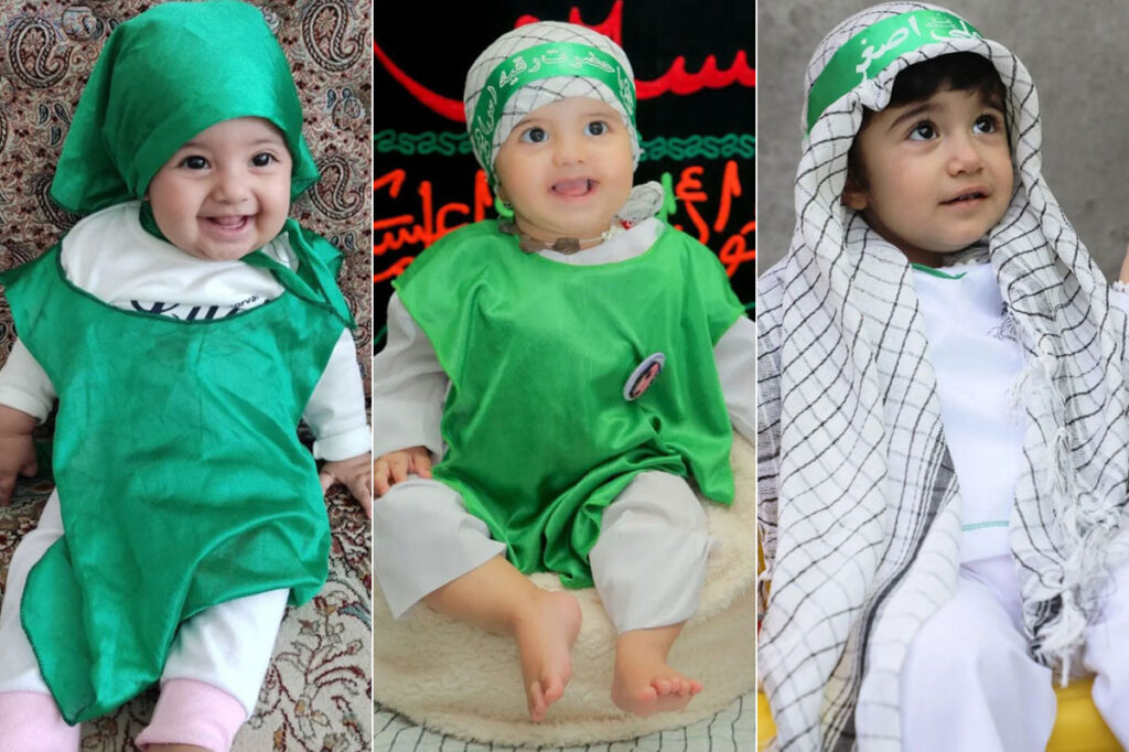 مدل لباس شیرخوارگان حسینی علی اصغر برای محرم