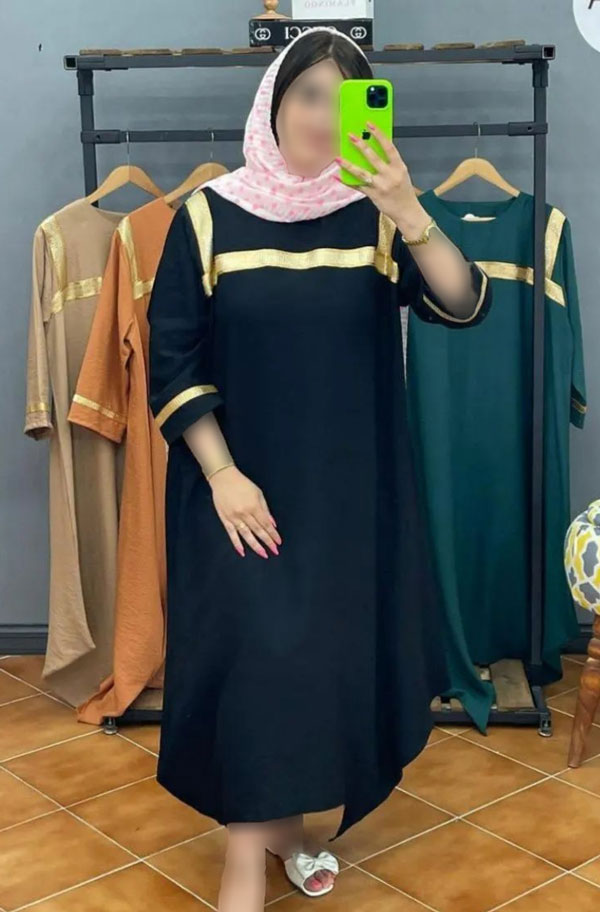 مدل لباس زنانه برای محرم طرح دار