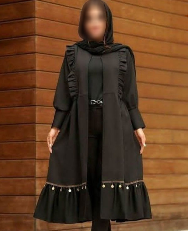 مدل لباس زنانه برای محرم چین دار