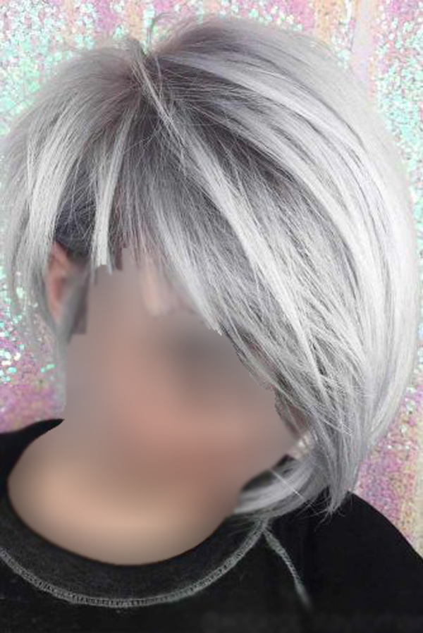 مدل موی خرد کوتاه برای صورت کشیده

