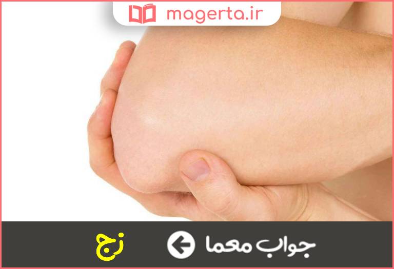 جواب معما تیزی آرنج در جدول