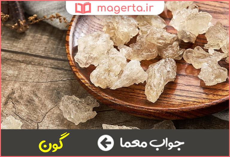 جواب معما گیاه صمغ کتیرا در جدول