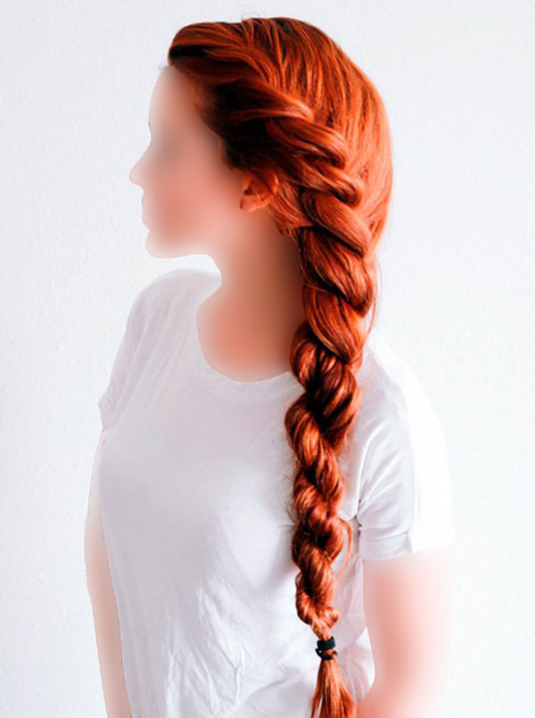 مدل مو برای موهای بلند دخترانه رنگی