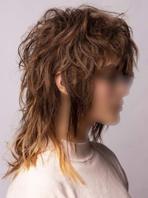 womens mullet hairstyle 20 - مدل مو مولت دخترانه (شاه ماهی) برای سال 2024 ترند شده!