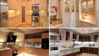 ۳۵ مدل کابینت گوشه آشپزخانه
