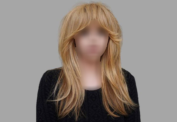 مدل مو پرده ای جلو