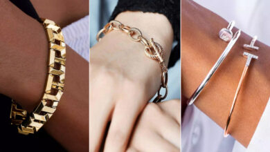 مدل دستبند طلا طرح تیفانی زنانه