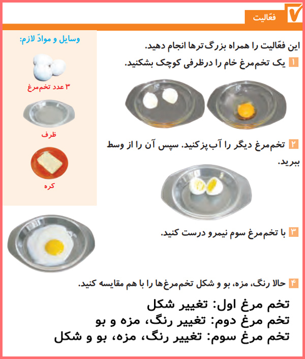 حل سوالات صفحه 11 علوم پنجم