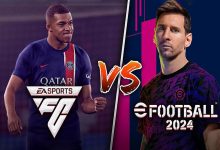 مقایسه EA Sports FC با eFootball