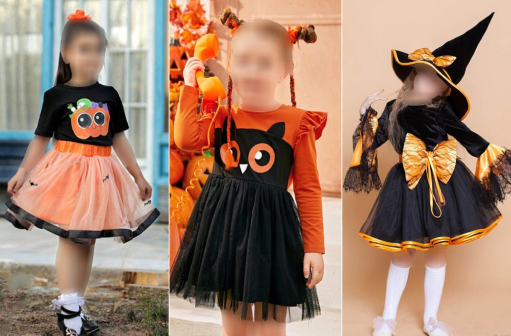 مدل لباس هالووین دخترانه بچه گانه