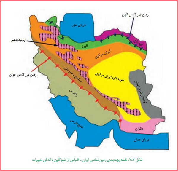 پاسخ فعالیت تکمیلی صفحه ۱۱۵ زمین شناسی یازدهم