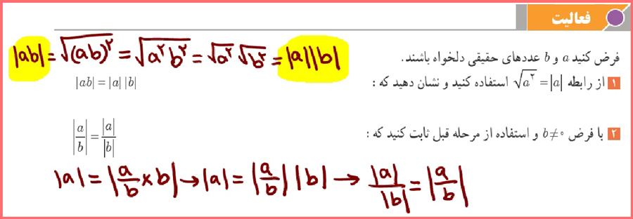 گام به گام صفحه 25 حسابان یازدهم