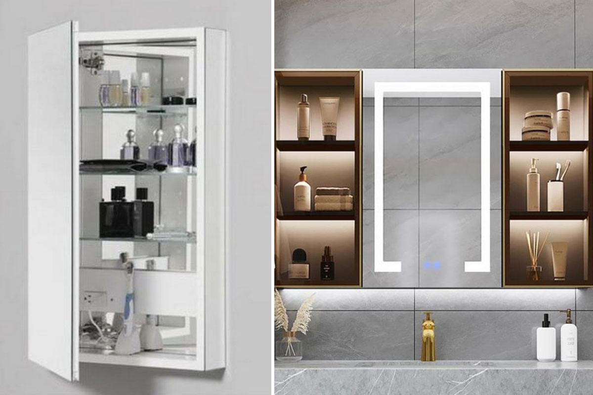 استفاده از شیشه در دکوراسیون حمام؛ مدل‌های کابینت شیشه ای حمام جذاب و