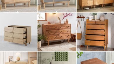 دراور چوبی مینیمال