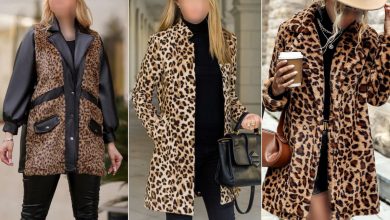 مدل پالتو زنانه طرح پلنگی