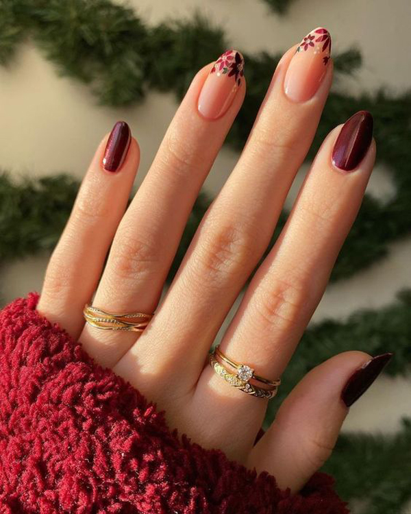 womens winter nail design 25 - طرح ناخن زمستونی جدید 1402 برای همه دختر های تینیجر