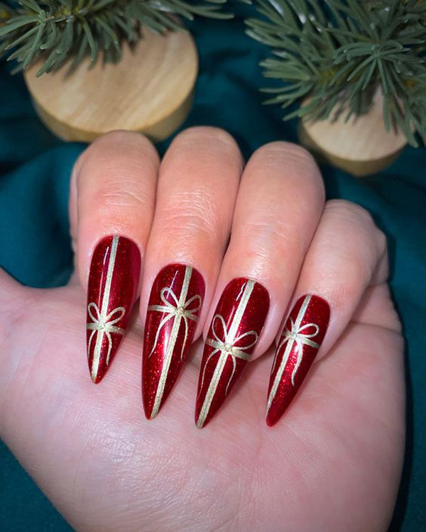 womens winter nail design 26 - طرح ناخن زمستونی جدید 1402 برای همه دختر های تینیجر
