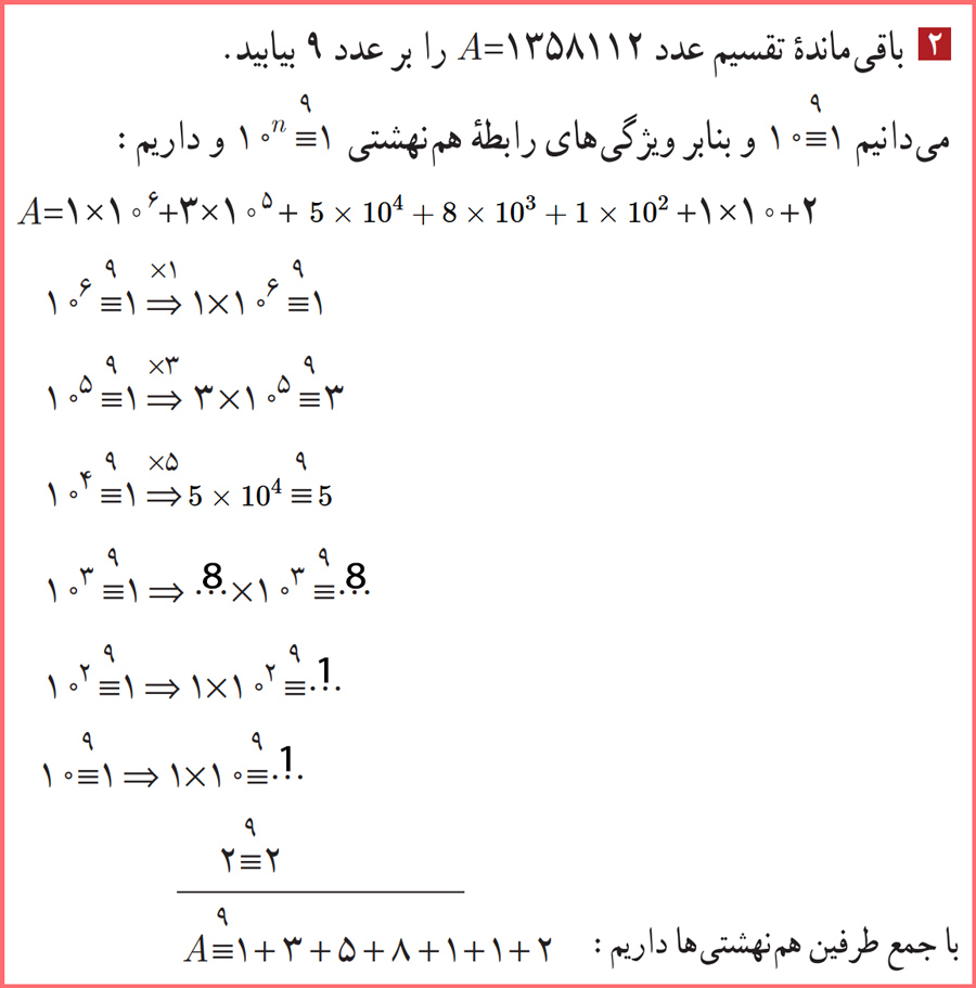 پاسخ سوال های صفحه ۲۲ ریاضیات گسسته دوازدهم