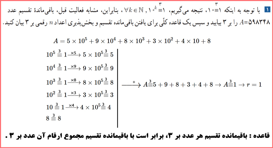 پاسخ سوالات صفحه ۲۳ ریاضیات گسسته دوازدهم