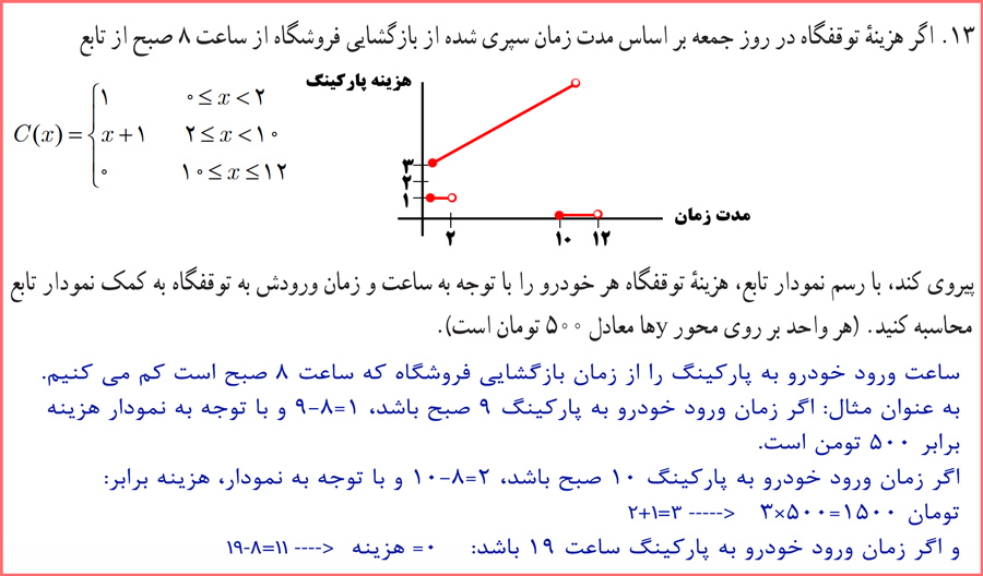 راهنمای حل تمرین صفحه ۳۳ ریاضی و آمار یازدهم انسانی