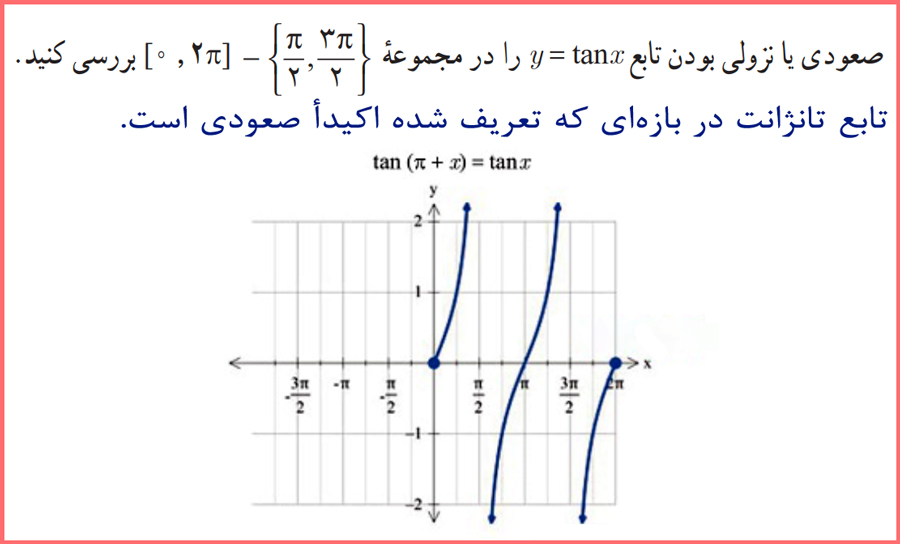 پاسخ کاردرکلاس صفحه ۳۹ ریاضی دوازدهم تجربی