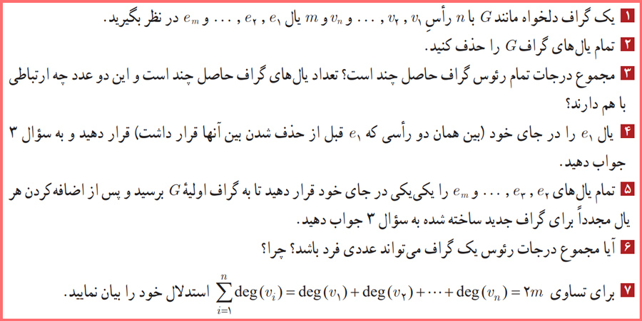 حل سوالات صفحه ۳۹ ریاضیات گسسته دوازدهم