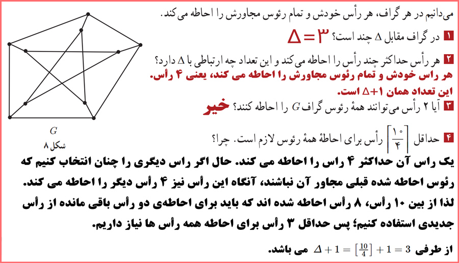  گام به گام سوالات صفحه ۴۸ ریاضیات گسسته دوازدهم