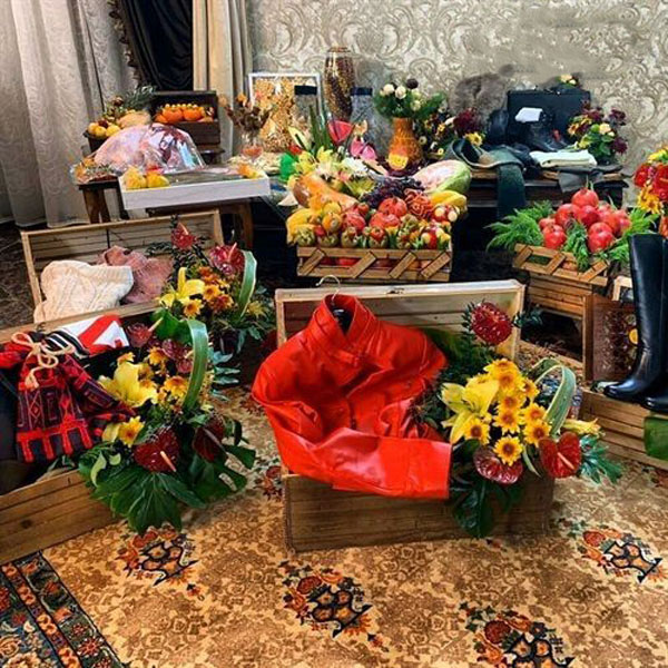 سفره شب یلدا برای عروس