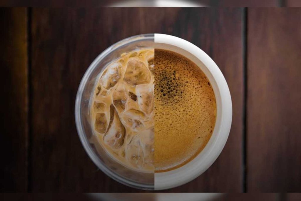 میزان کافئین در قهوه گرم و سرد