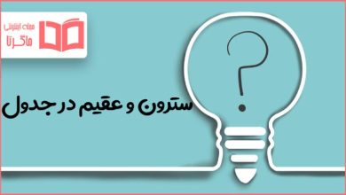 سترون و عقیم در جدول