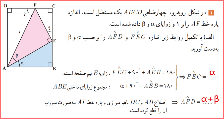 حل سوالات فعالیت صفحه ۱۱۰ حسابان یازدهم