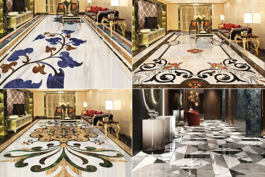 سرامیک کف پذیرایی طرح دار