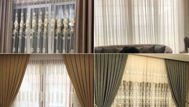 پرده توری پلیسه