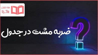 ضربه مشت در جدول