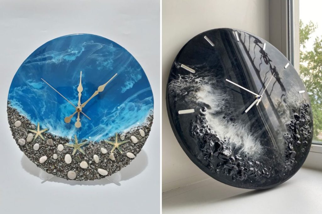 ساعت دیواری سه بعدی دکوراتیو و زیبا