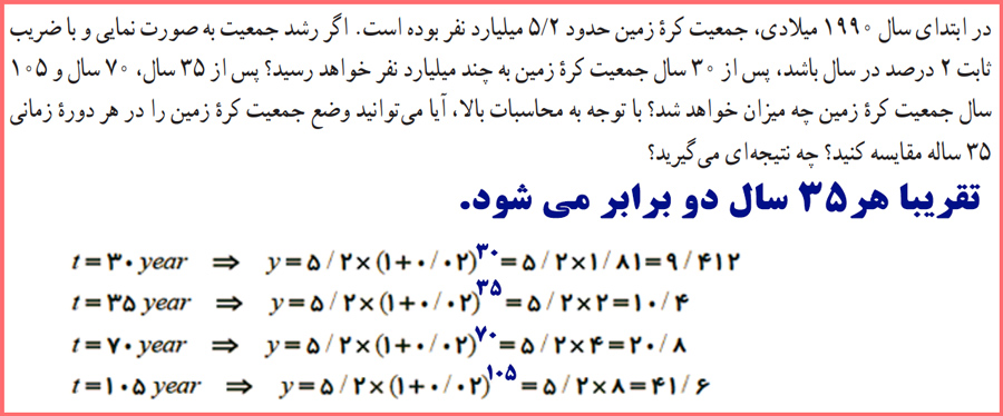 توضیح و تدریس کاردرکلاس صفحه ۱۰۳ ریاضی و آمار دوازدهم انسانی