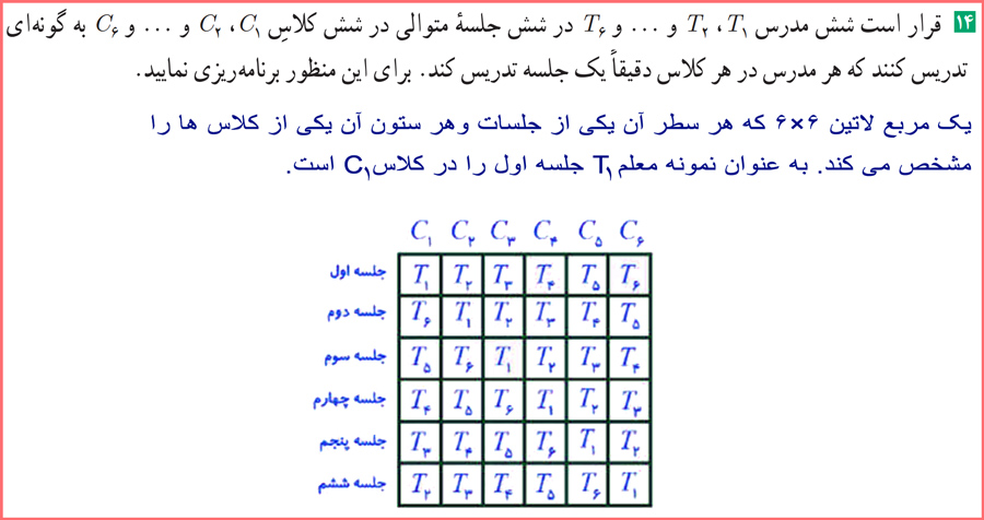 جواب صفحه ۷۲ ریاضیات گسسته دوازدهم با راه حل