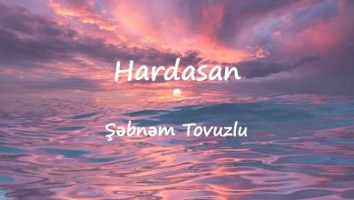 متن و آهنگ Hardasan از Şəbnəm Tovuzlu