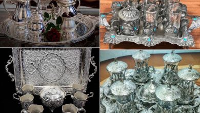 مدل سرویس چای خوری سیلور