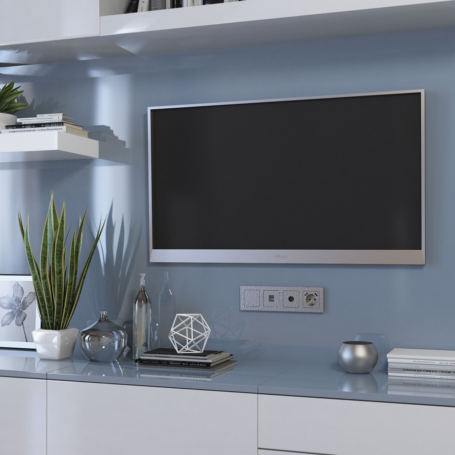 تاثیر رنگ بر فضا انتخاب رنگ مناسب برای دیوار پشت تلویزیون با توجه به